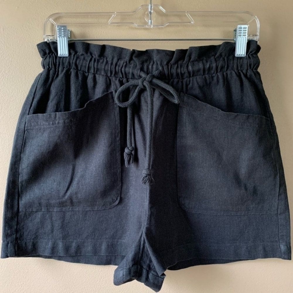 Universal Thread Womens Linen Navy Pull On Shorts Small - Picture 3 of 7